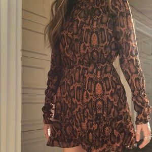 Finders Keepers Women’s Snakeskin Dress